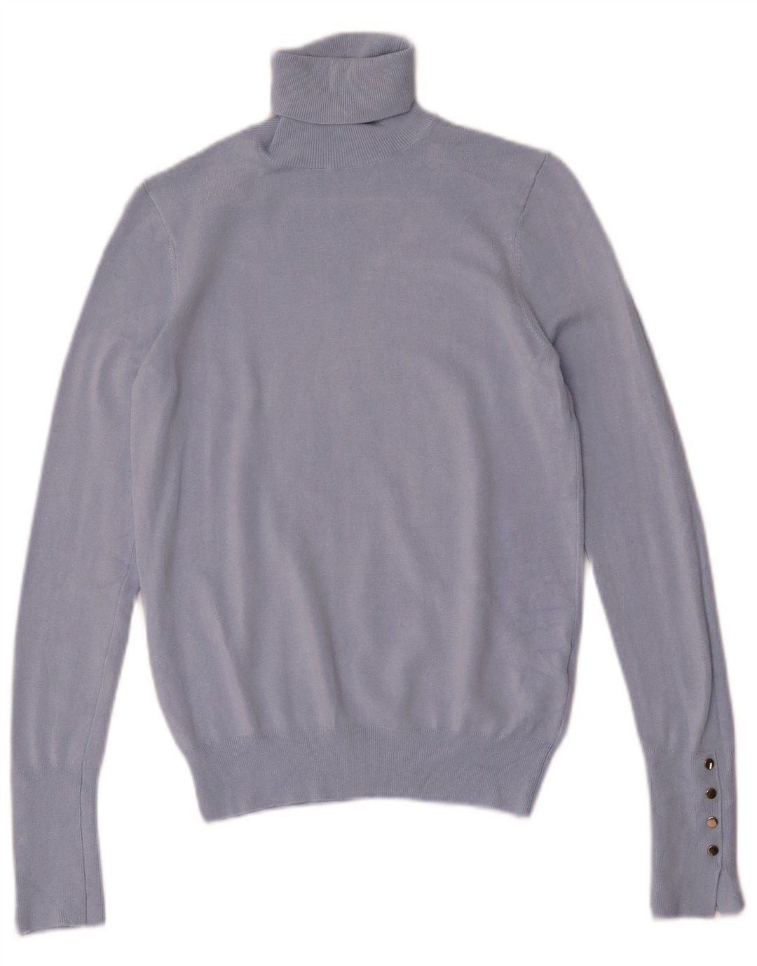 Maglione a collo alto da donna Zara UK 10 piccolo in viscosa blu