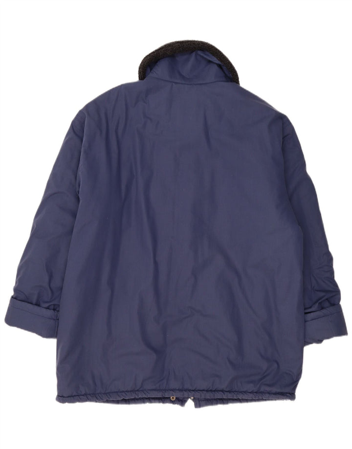 Giacca a vento da donna VINTAGE UK 20 2XL poliestere blu navy