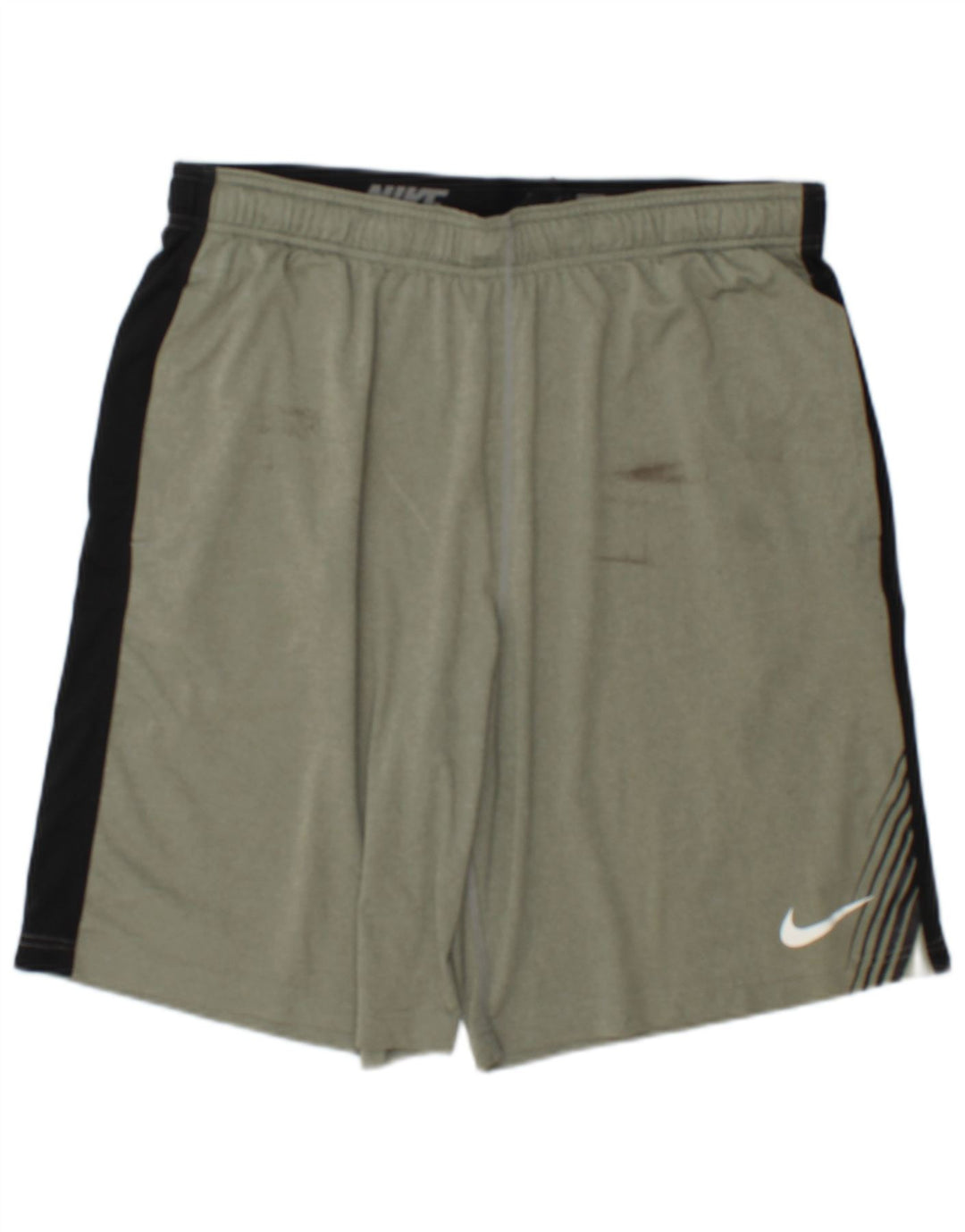 Pantaloncini sportivi da uomo Nike Large verde color block in poliestere
