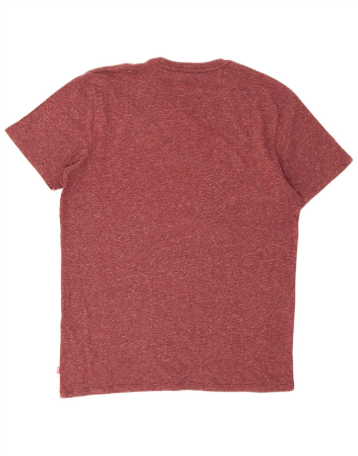 T-shirt grafica da uomo Levi's Top bordeaux medio screziato
