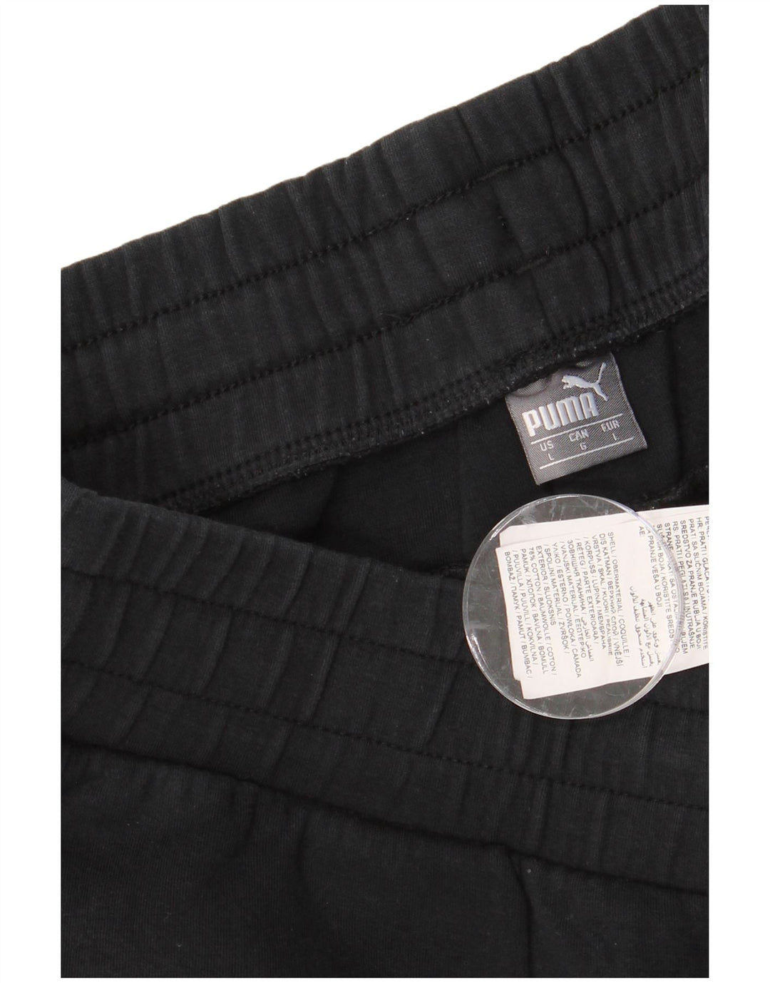 Pantaloni da tuta da uomo PUMA grandi in cotone nero