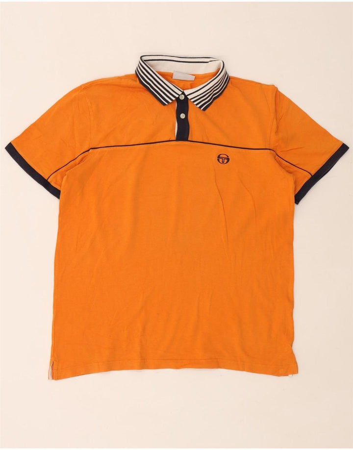 Polo da uomo Sergio Tacchini arancione medio
