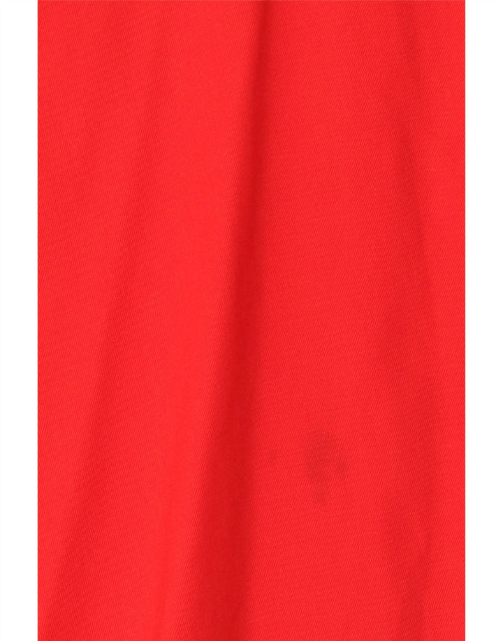 Gonna a trapezio da donna Incom EU 40 media W28 lana vergine rossa