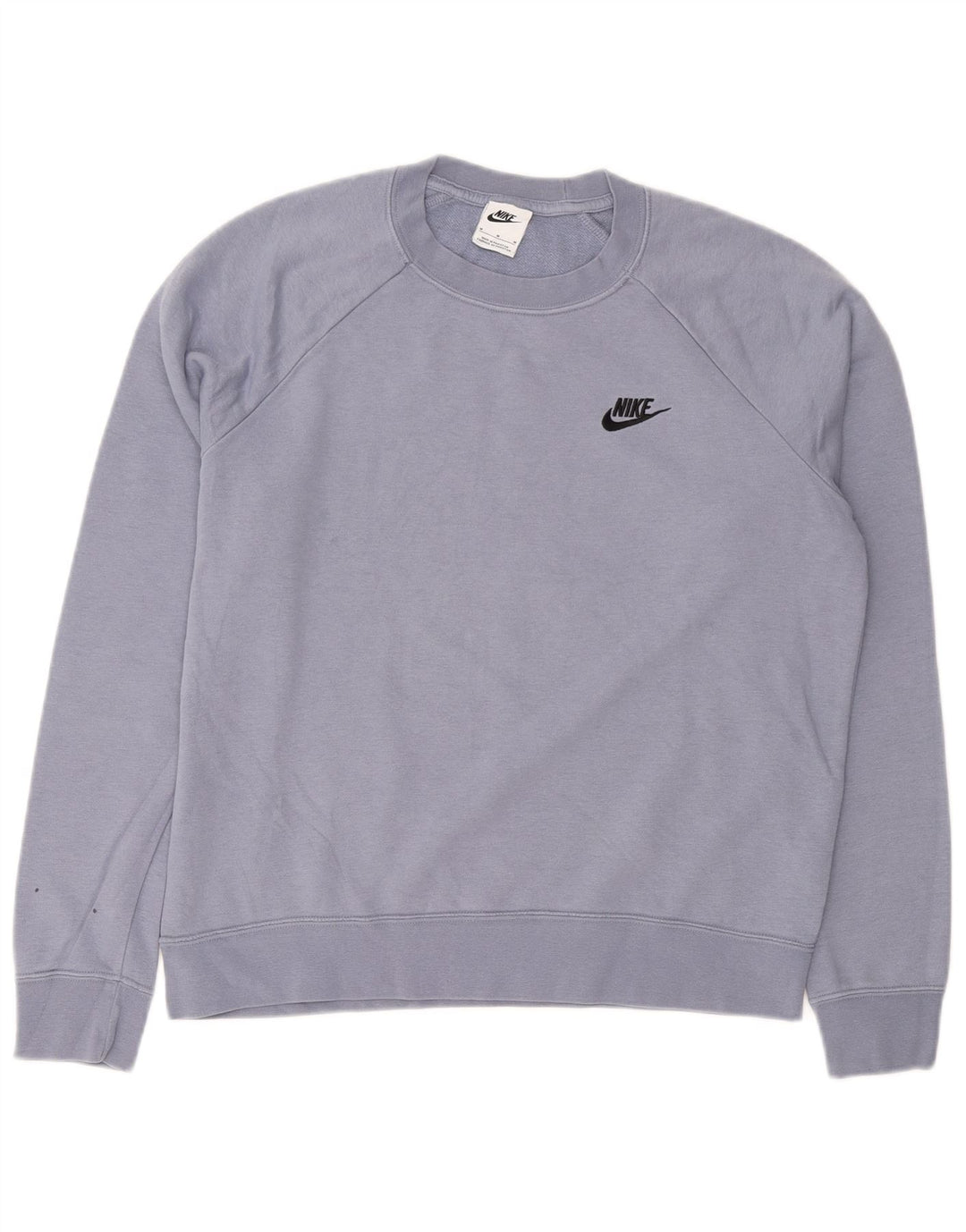 Felpa da donna NIKE maglione UK 14 cotone blu medio