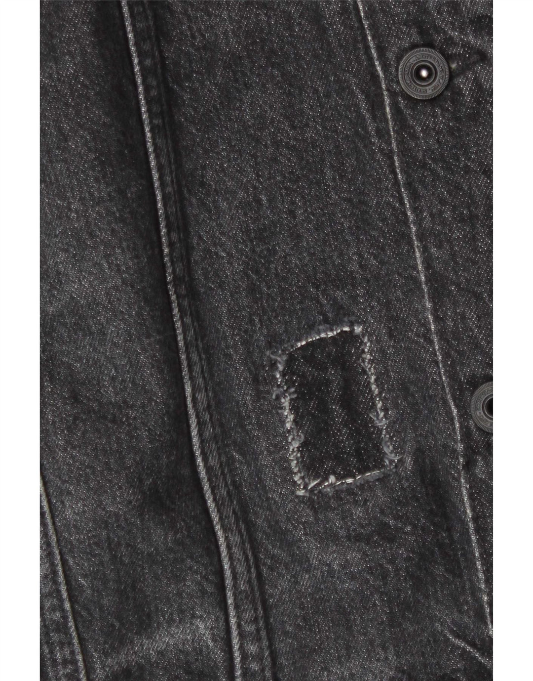 Giacca in denim grafico da uomo Scotch & Soda UK 44 2XL Cotone grigio