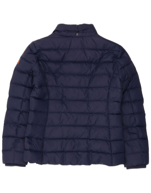 Giacca imbottita da donna Tommy Hilfiger UK 16 grande poliestere blu navy