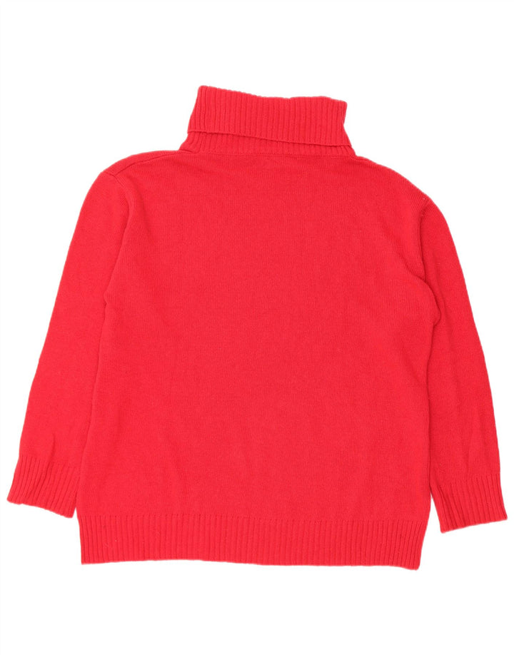 Maglione maglione a collo alto da donna Hekla & Co UK 20 2XL Rosso
