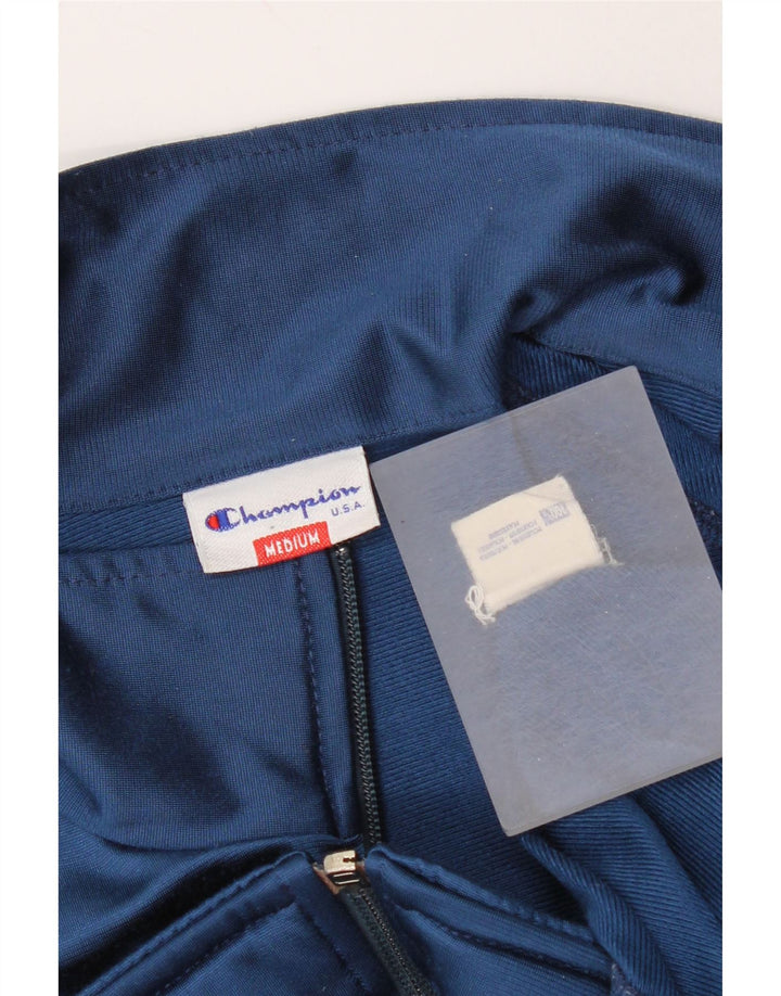 Giacca da tuta grafica da uomo Champion, media, in poliestere blu navy