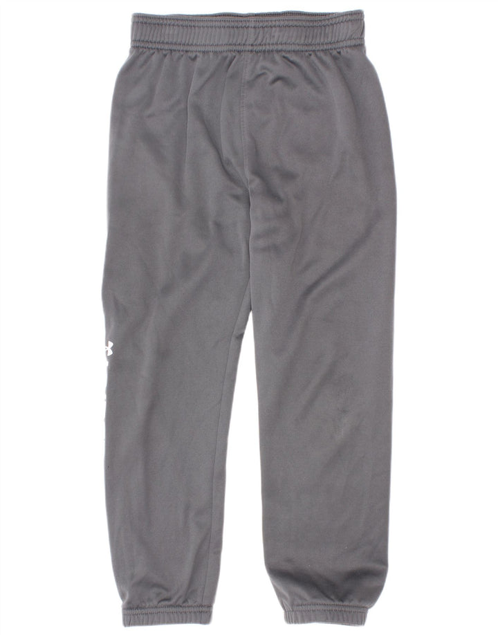 Pantaloni da tuta con grafica da ragazzo Under Armour, pantaloni da jogging, 5-6 anni, grigi