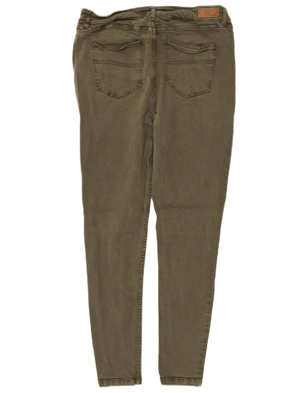 Jeans Jeggings a vita alta Harlow da donna Fat Face UK 14 Large W34 L28 Khaki