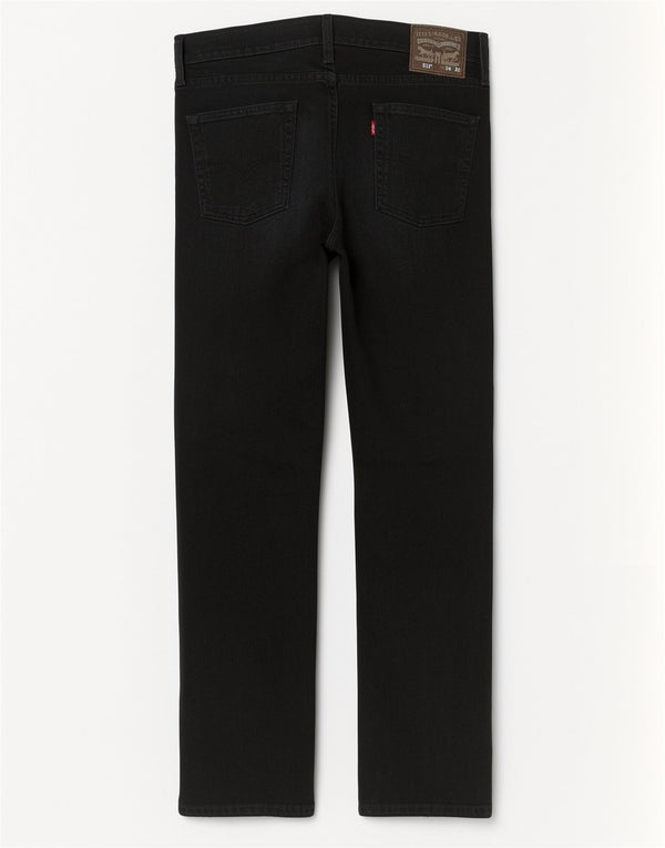 Jeans dritti slim fit 513 da uomo Levi's W34 L30 cotone nero