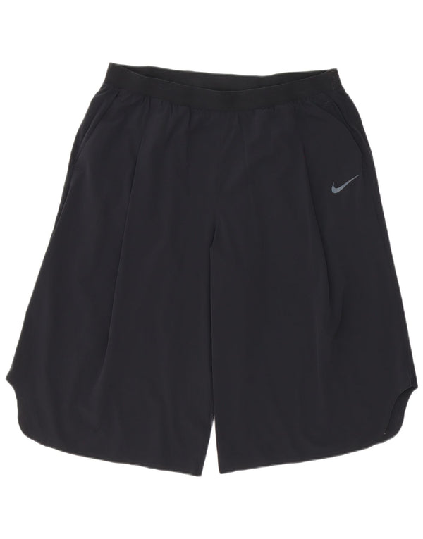 Pantaloncini sportivi da uomo Nike XL neri in poliestere sportivo