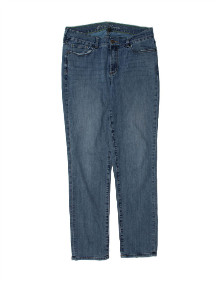 EDDIE BAUER Womens Slim Jeans US 10 Large W32 L30 Blue Cotton Vintage Eddie Bauer and Second-Hand Eddie Bauer from Messina Hembry 