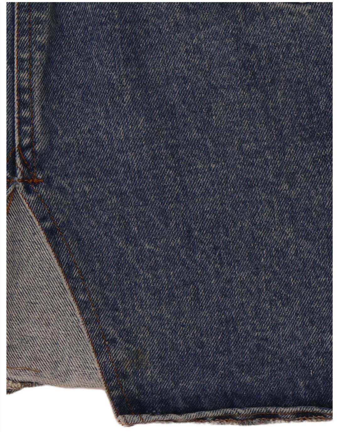 Gonna di jeans a vita alta da donna St. Georges IT 44 media W26 cotone blu