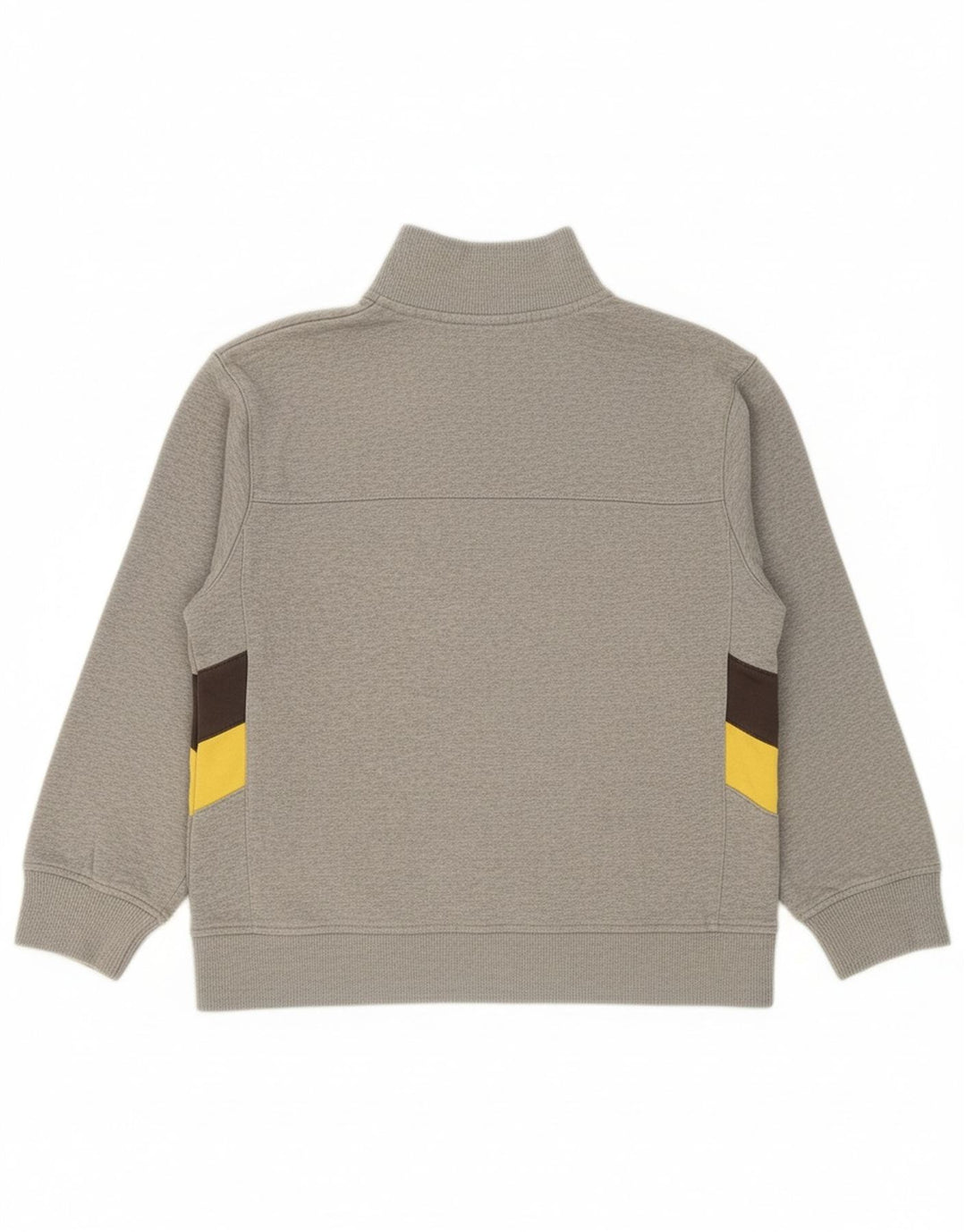 NIKE Boys Graphic Tracksuit Top Jacket 12-13 Years Large Grey Colourblock
