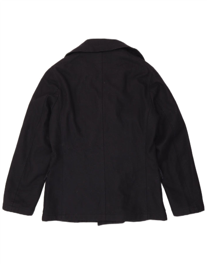 Cappotto da marinaio da uomo VINTAGE IT 52 XL Lana blu navy