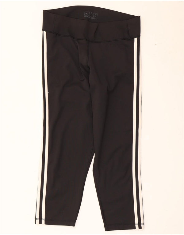 Leggings Adidas Aeroready Capri da donna UK 16/18 grande nero