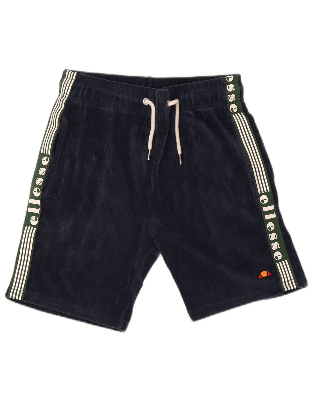 Pantaloncini sportivi grafici da uomo Ellesse piccoli in cotone blu navy