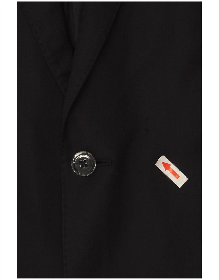 Giacca blazer da uomo a 2 bottoni Massimo Dutti EU 48 media lana blu navy