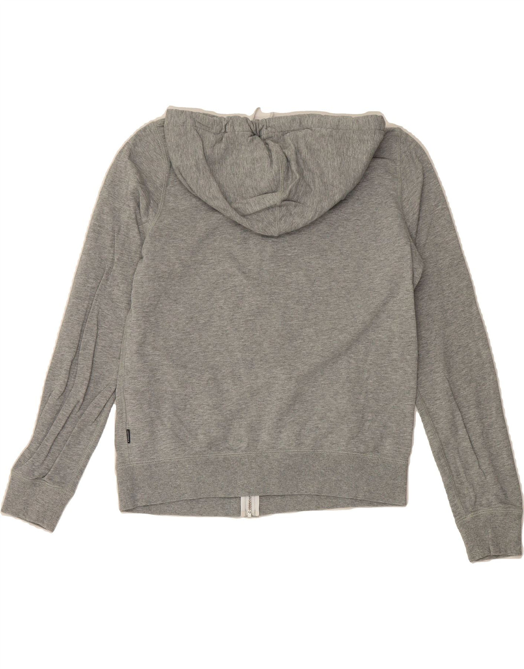 CONVERSE Womens Zip Hoodie Sweater UK 14 Large Grey Cotton Vintage Converse and Second-Hand Converse from Messina Hembry 