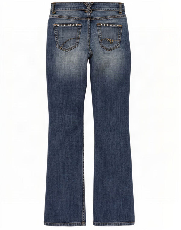 Tommy Hilfiger Womens Distressed Straight Jeans US 4 Small W26 L33 Blue