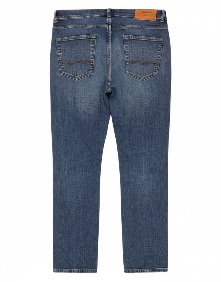 Jeans dritti da uomo Timberland W34 L32 cotone blu