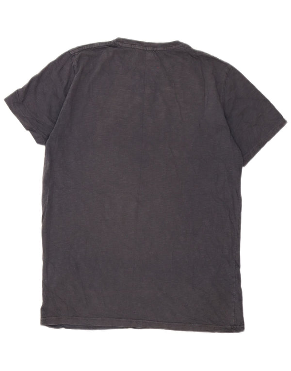 T-shirt grafica da uomo con vestibilità regolare Jack & Jones, grande, in cotone grigio