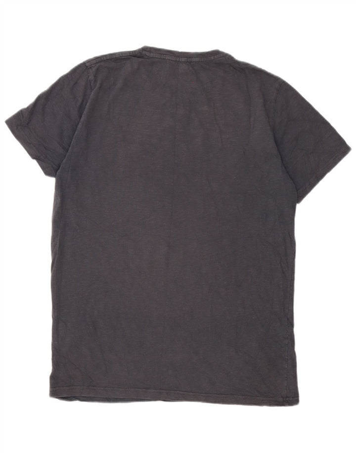 T-shirt grafica da uomo con vestibilità regolare Jack & Jones, grande, in cotone grigio
