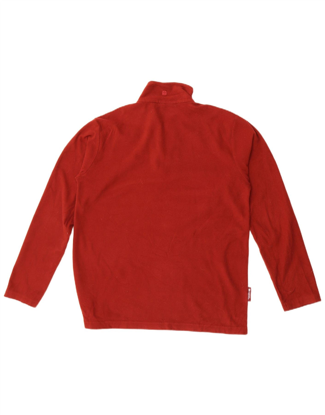 Maglione in pile da uomo con collo con zip Mountain Warehouse UK 12 Medium Maroon