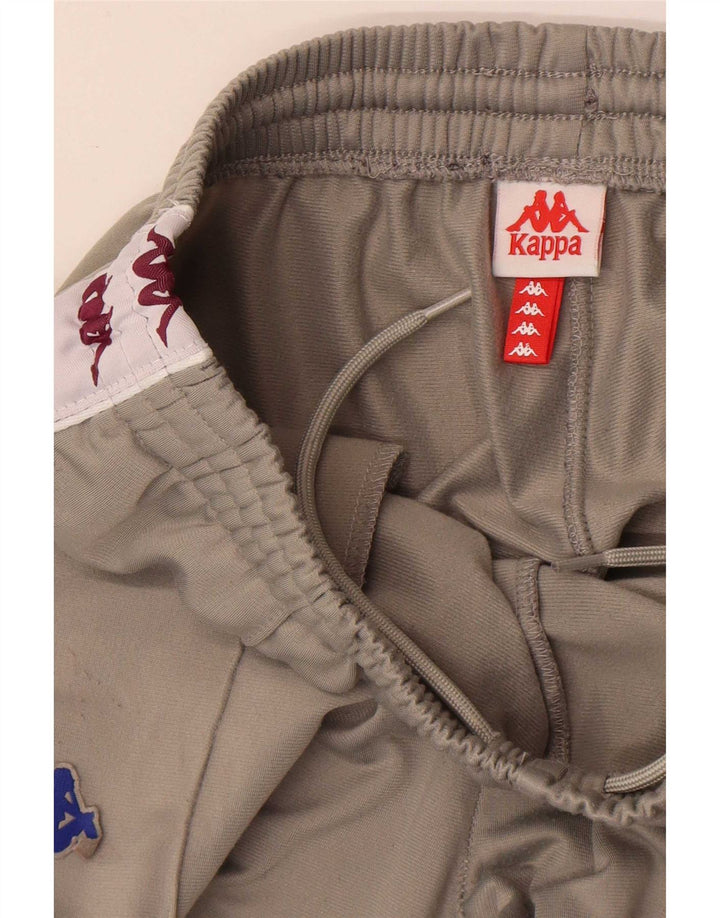 Pantaloni da tuta con grafica Kappa da uomo Joggers Small Grey Colourblock