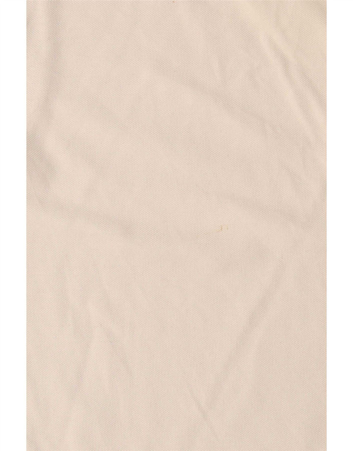 Polo grafica da uomo Kappa grande in cotone bianco