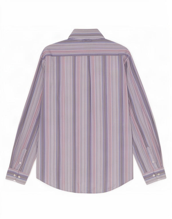Camicia da uomo Tommy Hilfiger XL in cotone a righe blu