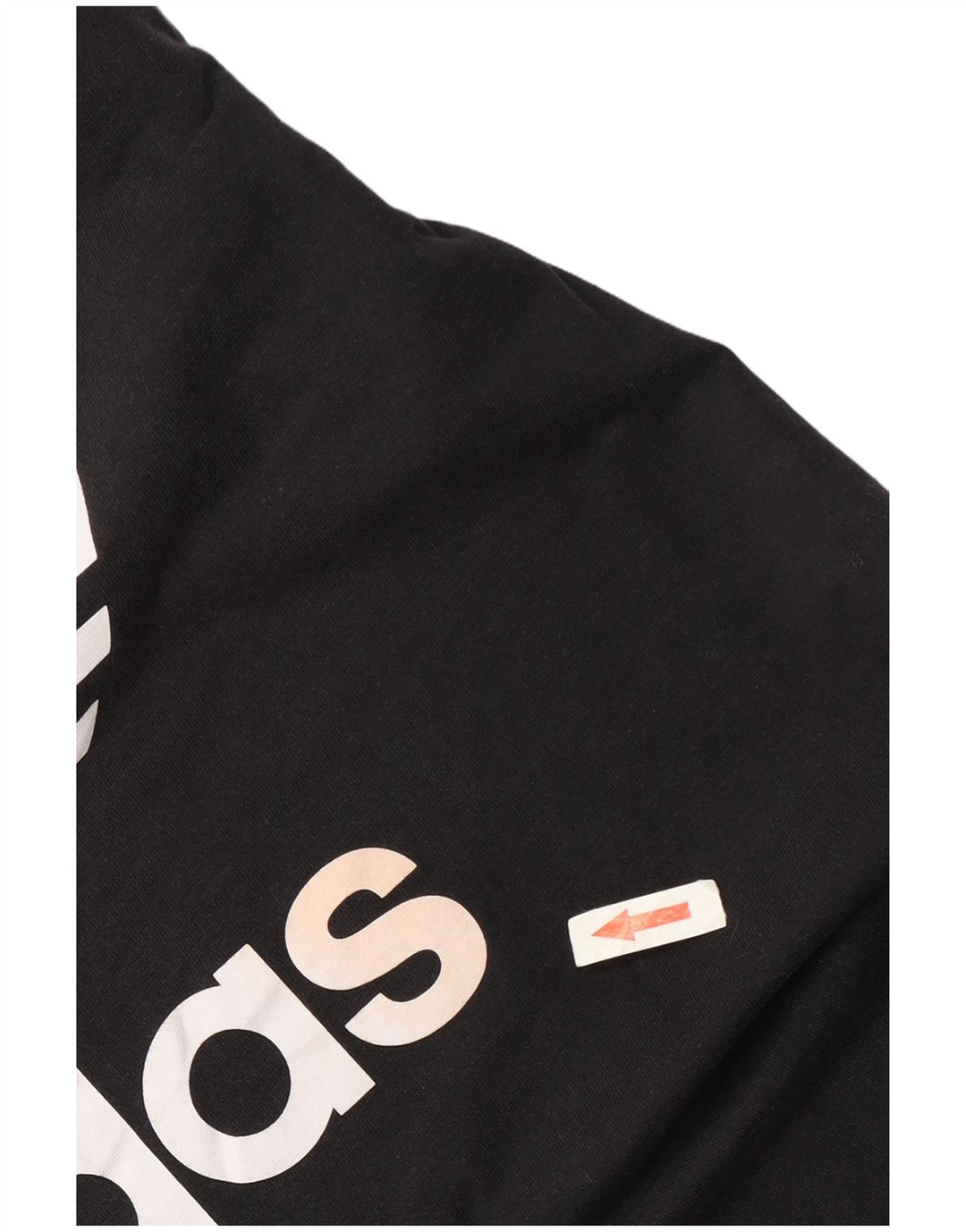 T-shirt grafica da donna Adidas Top UK 14 media nera