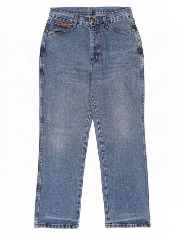 Jeans dritti a vita alta Paula da donna Wrangler US 14 XL W32 L28 Blu