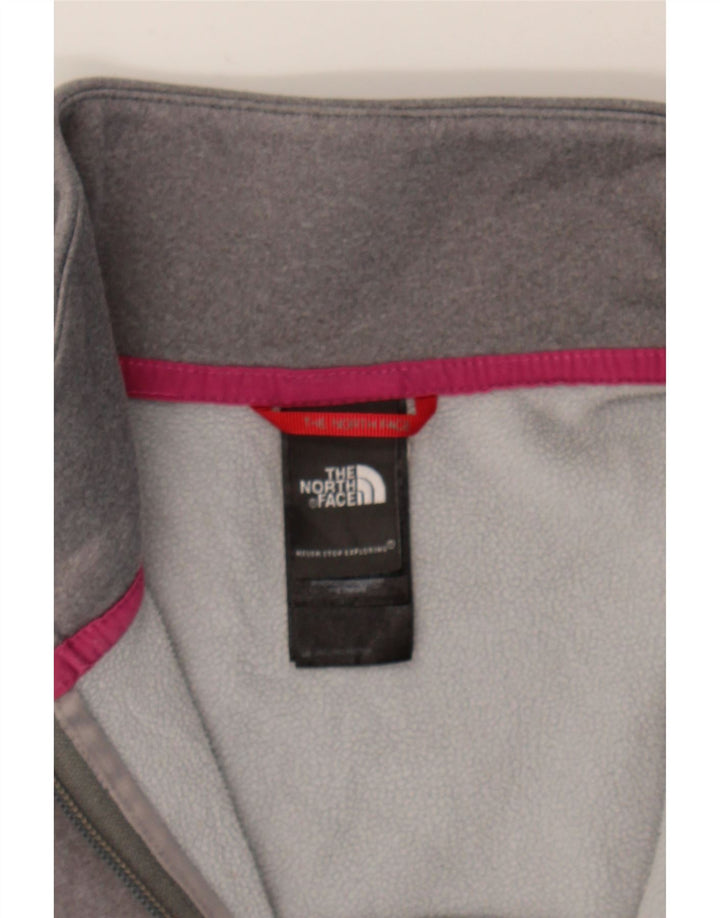 THE NORTH FACE Womens Fleece Jacket UK 12 Medium Grey Polyester Vintage The North Face and Second-Hand The North Face from Messina Hembry 