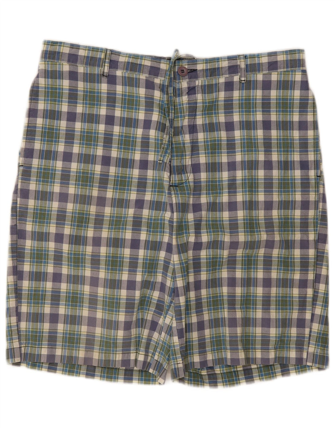 Pantaloncini chino regolari da uomo Woolrich W38 XL in cotone scozzese multicolore