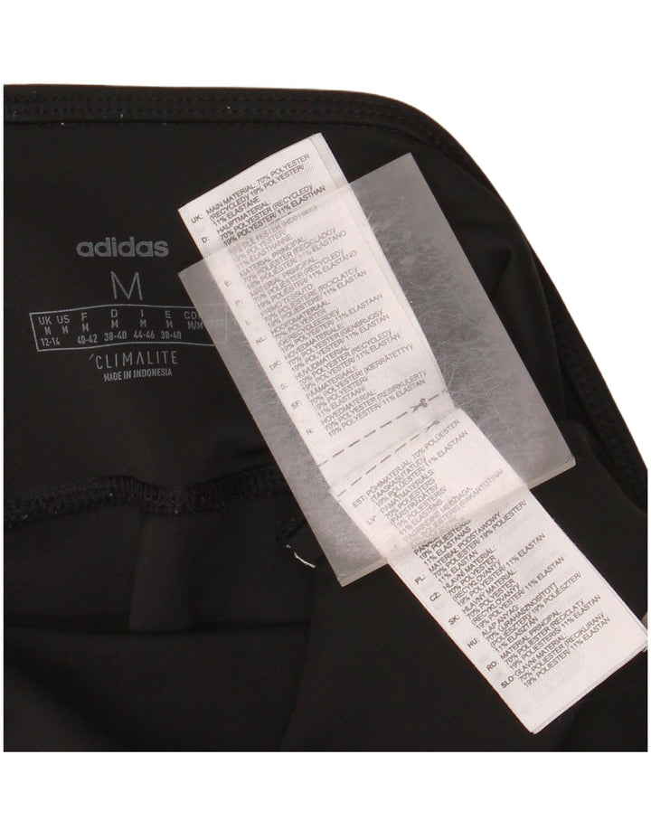 Leggings ADIDAS Climalite da donna UK 12/14 Poliestere nero medio