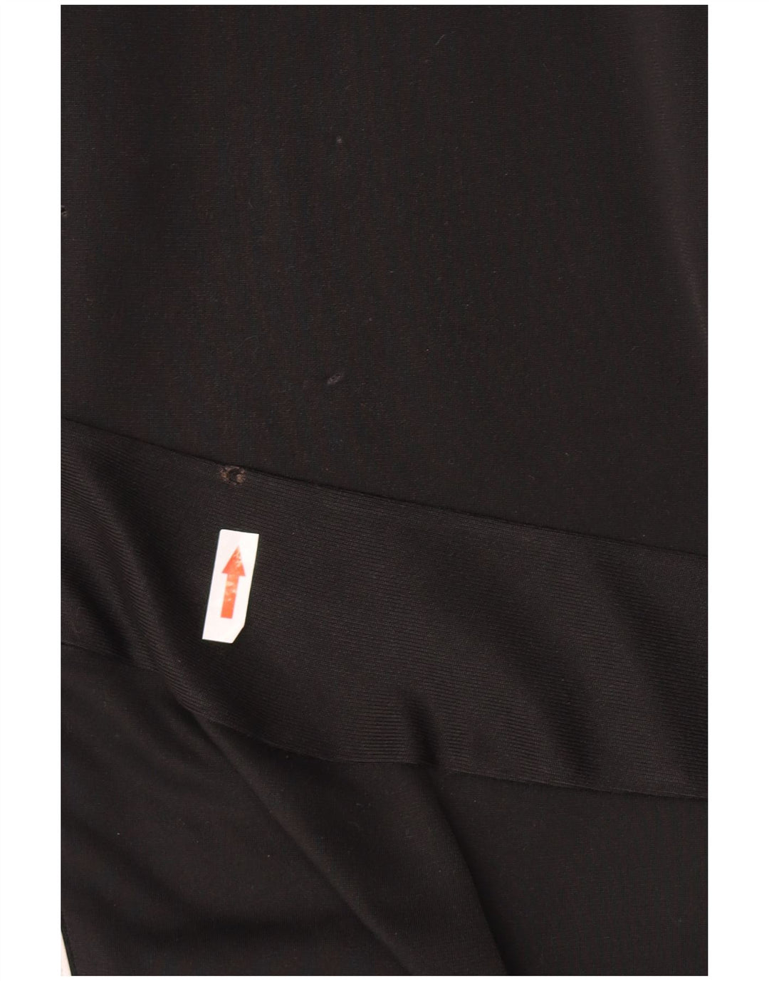 Pantaloni da tuta da uomo Adidas Large neri in poliestere a spina di pesce