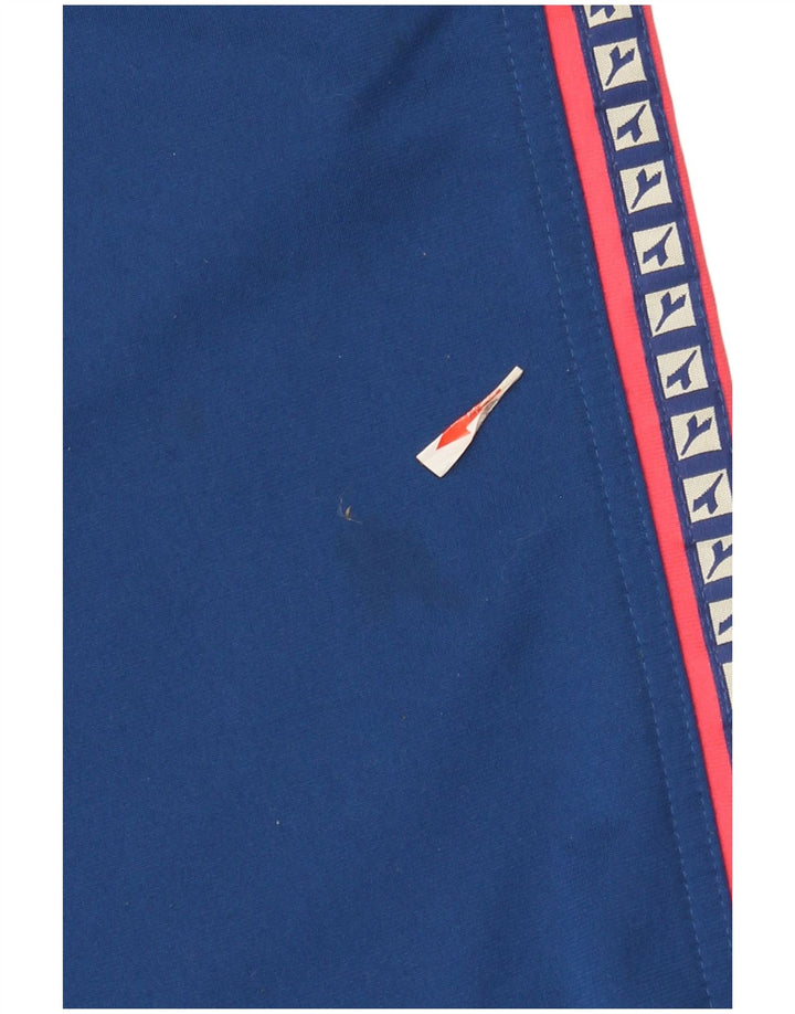 Pantaloni da tuta con grafica da uomo Diadora UK 42 Large Blu Poliestere