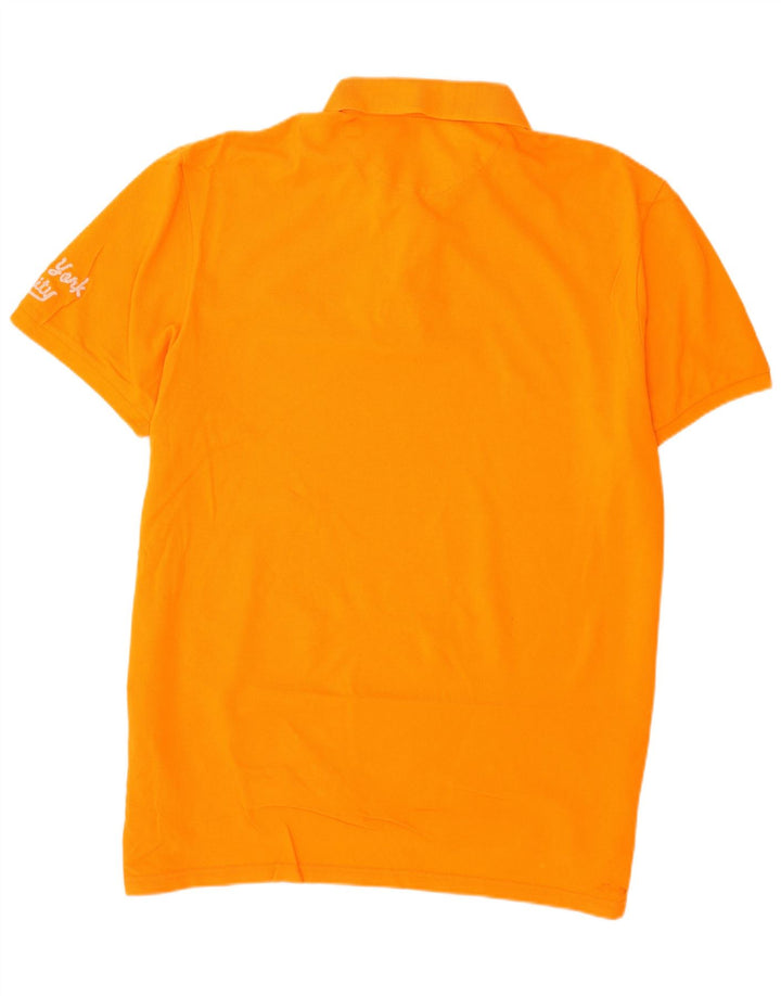 Polo da uomo American Eagle 2XL in cotone arancione