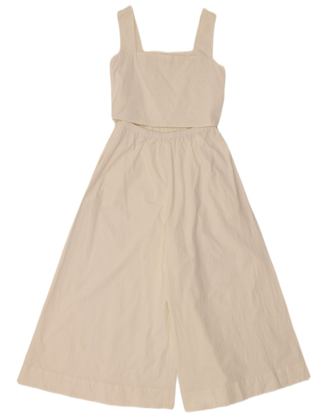 Tuta senza maniche da donna Cos EU 34 XS cotone bianco