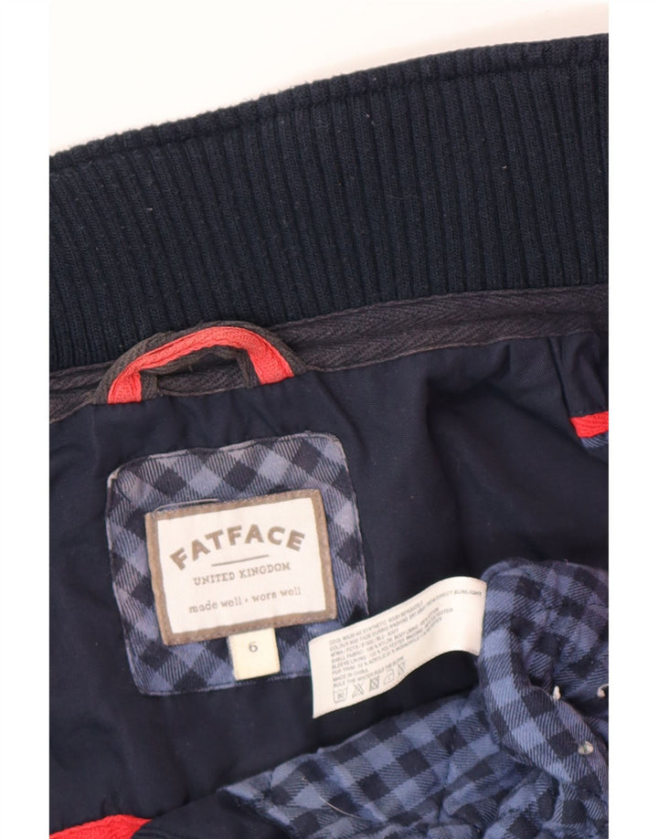 Giacca a vento da donna Fat Face UK 6 XS nylon blu navy