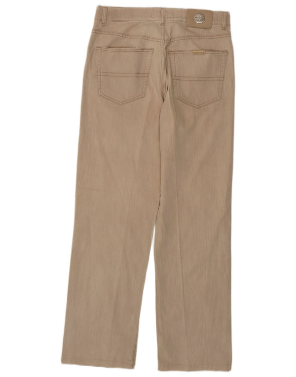 Jeans Straight Uomo Trussardi W32 L30 Cotone Beige