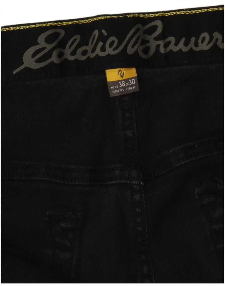 Jeans dritti da uomo Eddie Bauer W38 L30 neri