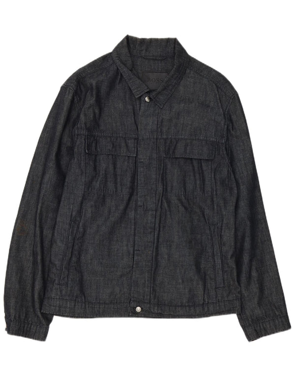 Giacca utility da uomo Hugo Boss IT 48 Cotone medio blu navy