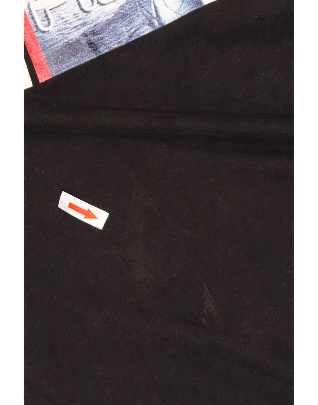 T-shirt grafica da uomo FILA Top XL in cotone nero