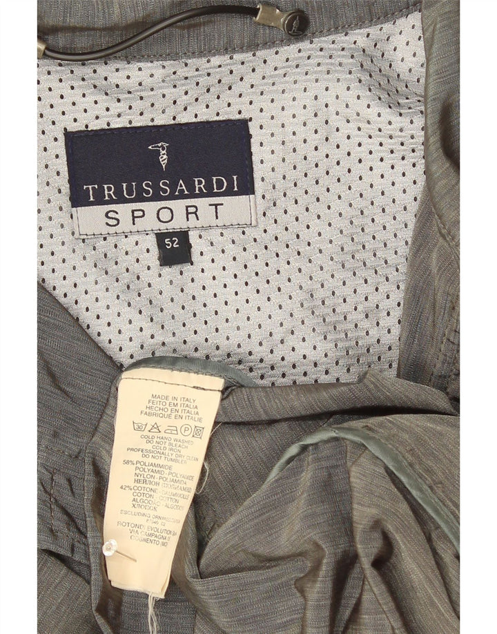 Giacca Utility Uomo Trussardi IT 52 XL Poliammide Grigia