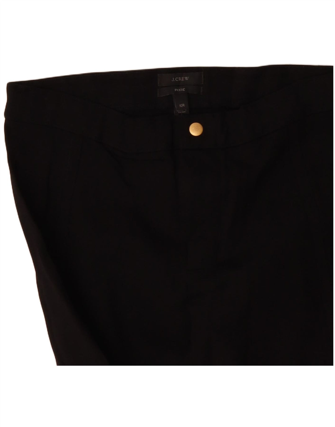 Pantaloni casual slim Pixie da donna J. Crew US 10 Large W30 L30 viscosa nera