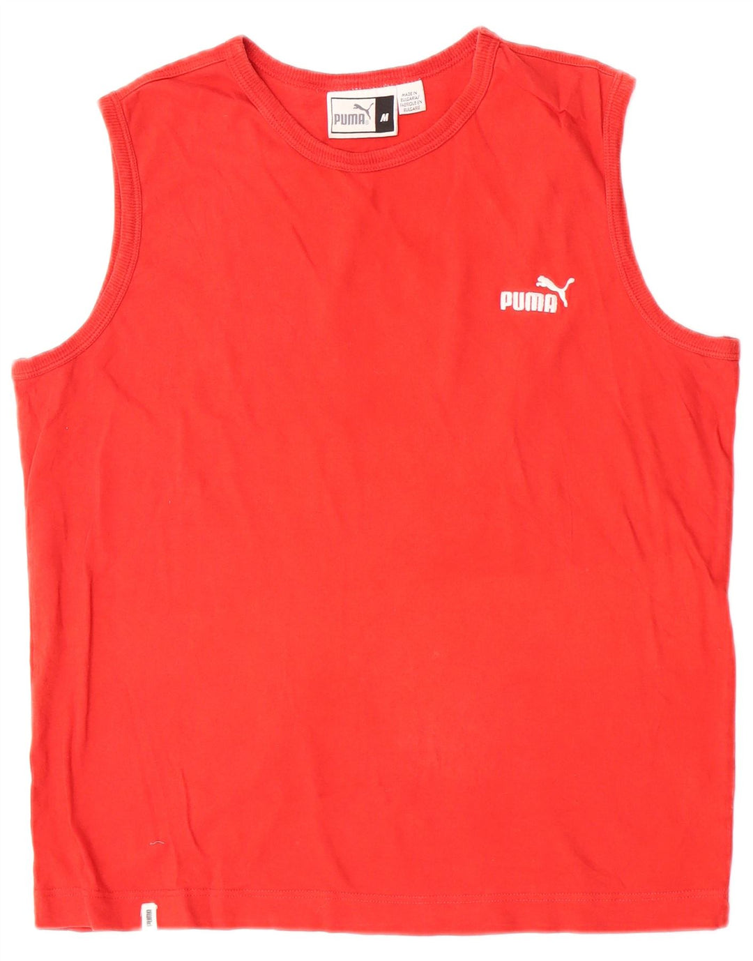 Canotta da uomo Puma in cotone rosso medio