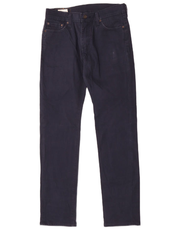 Levi's Uomo 511 Pantaloni Casual Slim W30 L32 Cotone Blu Navy